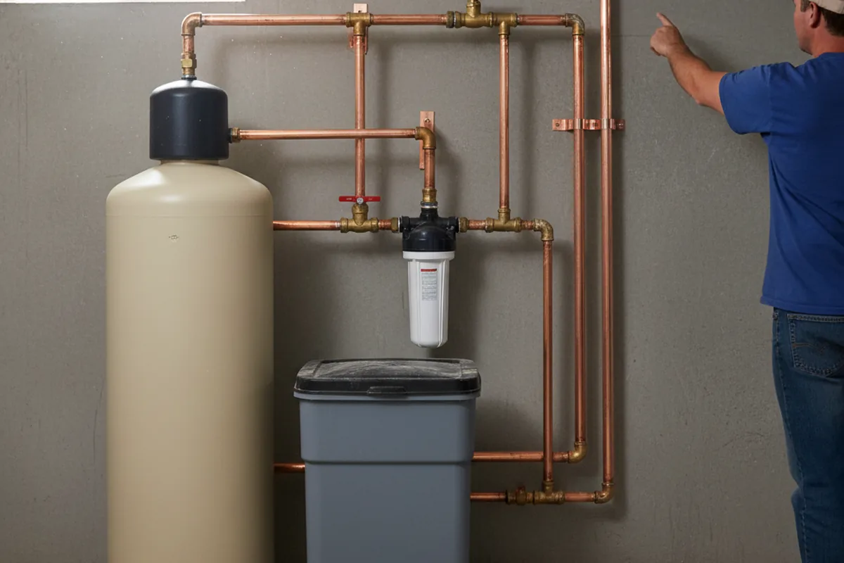 Whole-house water treatment system installed in Ruther Glen